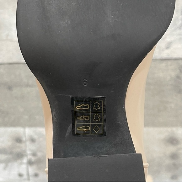 Jeffrey Campbell DAGGET Mid-Calf Western Heeled Boots in Natural Color - Sz - 6 - Picture 14 of 16